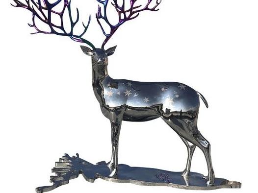 不銹鋼雕塑鹿